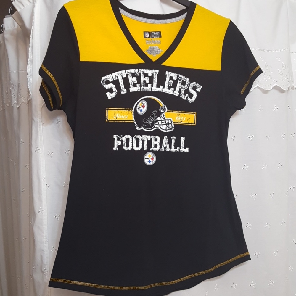 NFL team apparel Steelers top size Large